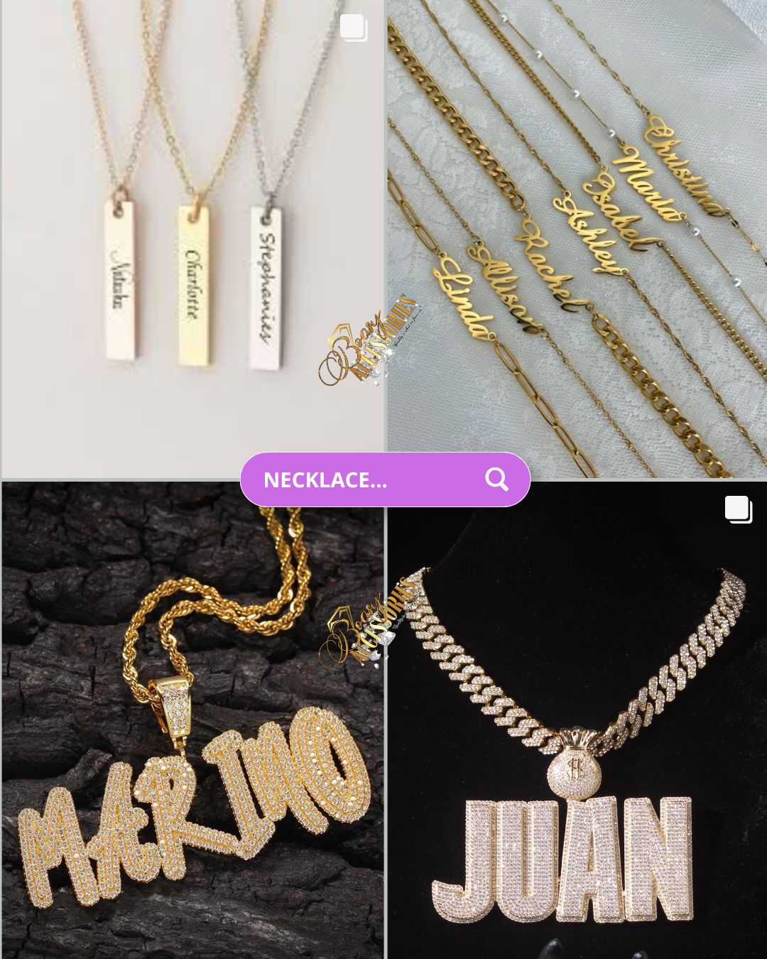 Beige Turquoise Simple Grid Photo Collage with a Search Bar Instagram Post (1)